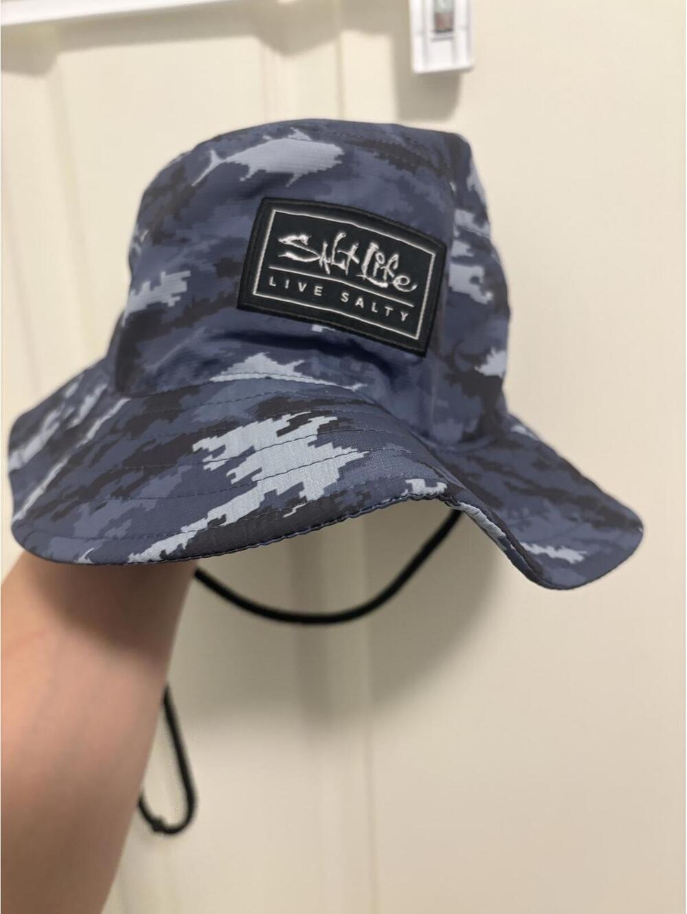 Salt Life Live Salty Youth Camo Bucket Hat